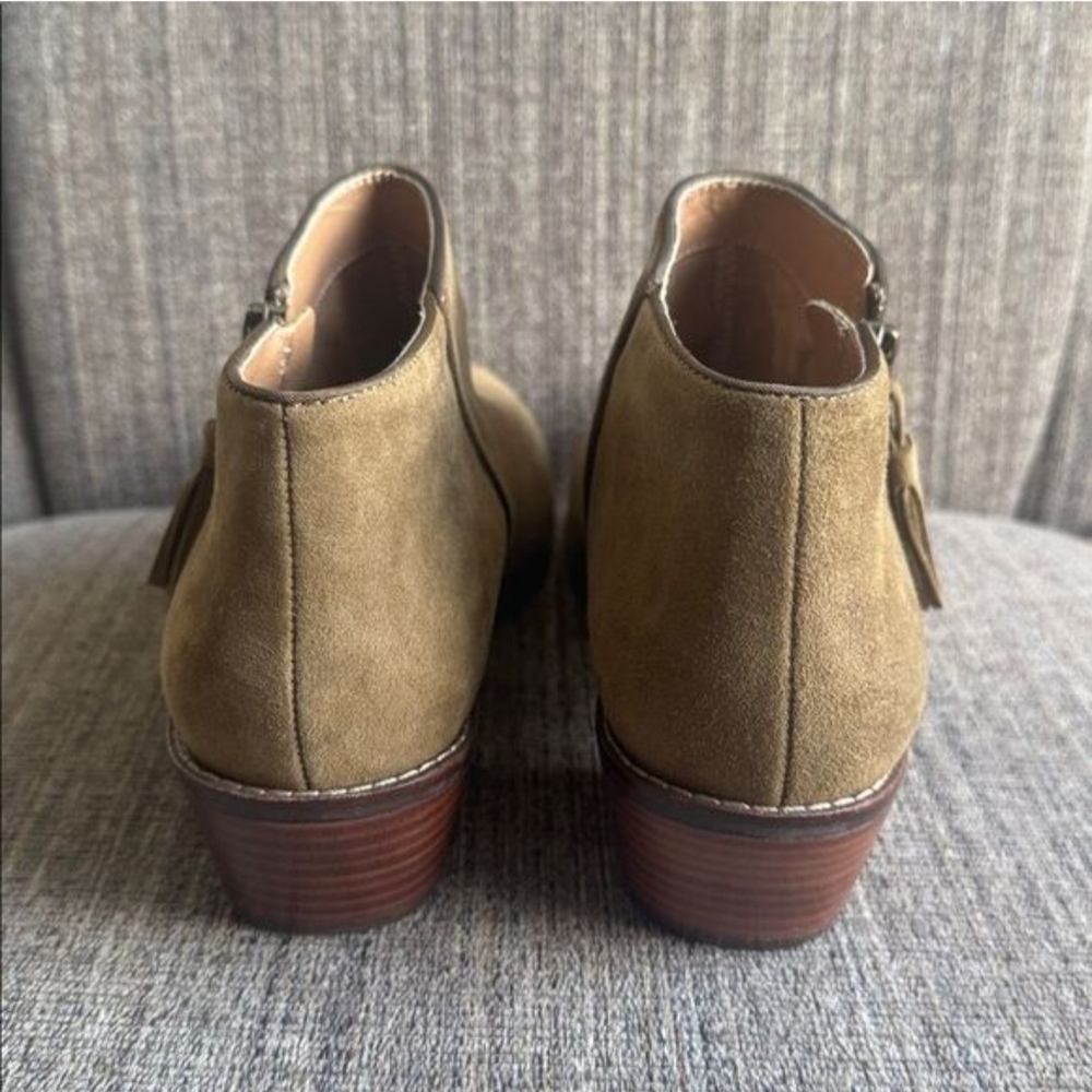Vionic Serena Suede Ankle Boots Booties Sz 8.5 Excellent Condition - Picture 4 of 12